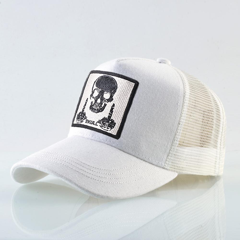 Herren Baseball Cap mit Stickerei Totenkopf Patch Snapback Hip Hop Trucker Cap Damen Vier Jahreszeiten Outdoor Atmungsaktive Visier Knochen Hüte 56-59CM Herren Baseball Cap mit Stickerei Totenkopf Patch Snapback Hip Hop Trucker Cap Damen Vier Jahreszeiten Outdoor Atmungsaktive Visier Knochen Hüte 56-59CM von Joom DACH