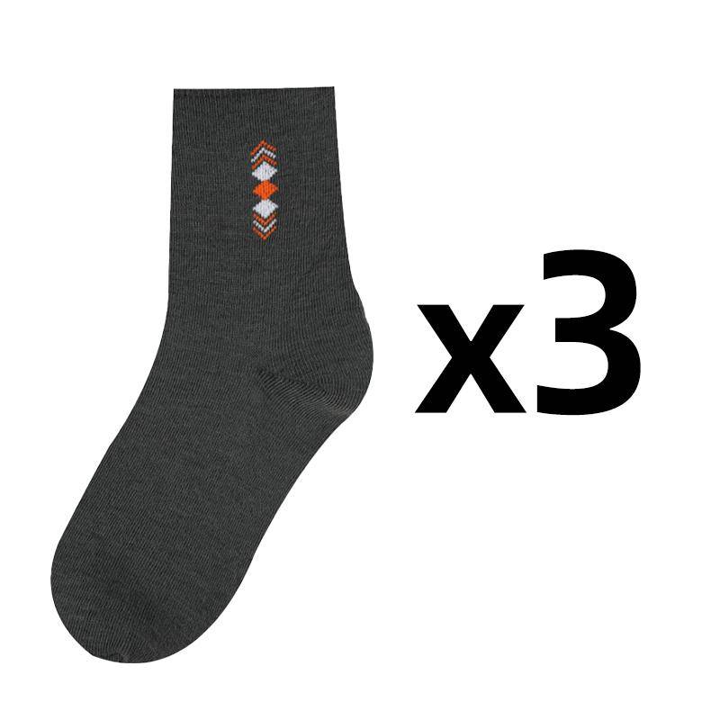 Herren Baumwollsocken Lässig Atmungsaktiv Weich Einfach Freizeit Business Bequem Mittellange Socken One size von Joom DACH