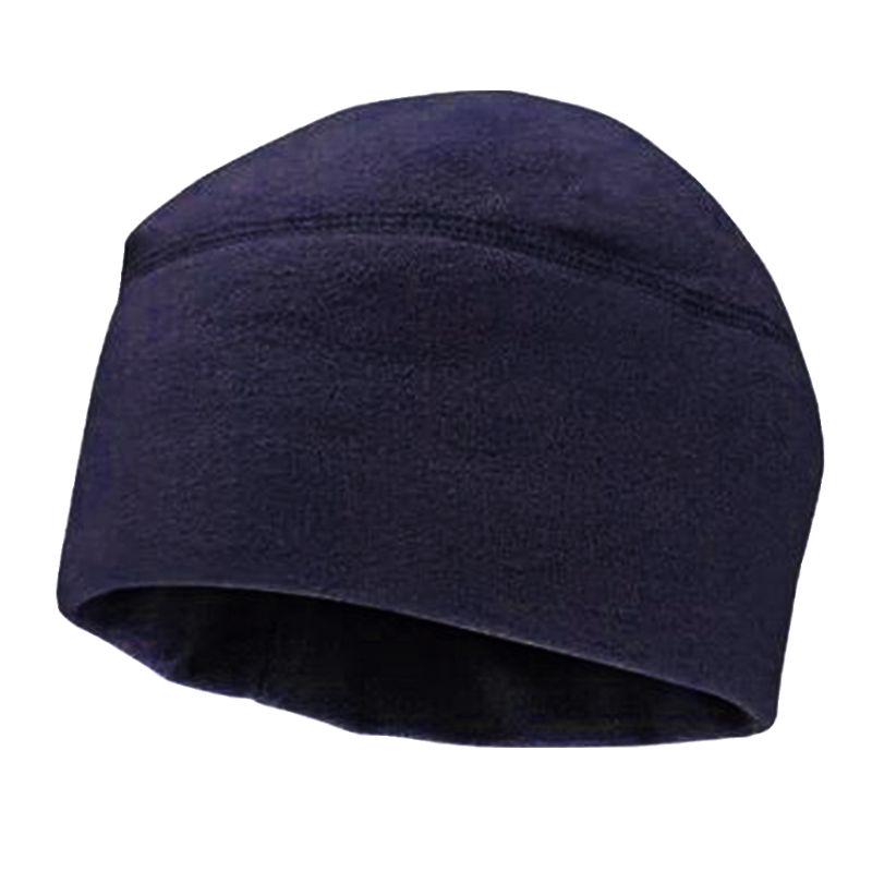 Herren Beanie Radmütze Wandern Winter Einfarbig Weiche Warme Mütze Polar Fleece Verdickte Winddichte Outdoormütze navy blau von Joom DACH
