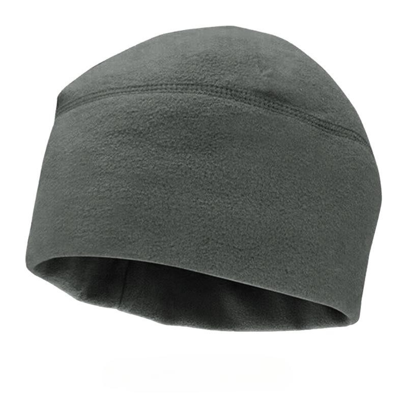 Herren Beanie Radmütze Wandern Winter Einfarbig Weiche Warme Mütze Polar Fleece Verdickte Winddichte Outdoormütze grau von Joom DACH