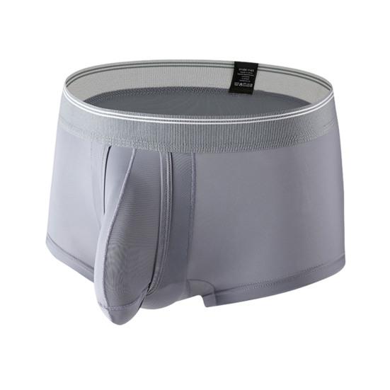 Herren-Boxershorts, elastisch, mittelhoch, eng geschnitten, hohe Elastizität, Shorts, Slips, einfarbig, getrennte Elefantennase, atmungsaktives Höschen XXXL von Joom DACH