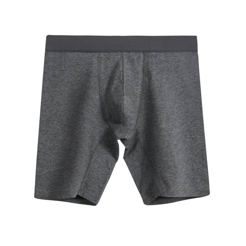 Herren Boxershorts Lange Beine Baumwolle Unterwäsche Unterteil Shorts Unterhosen Mann Slips Höschen Unter Kleidung Unterslips L XL 2XL 3XL 4XL 5XL 6XL 3XL dunkelgrau von Joom DACH