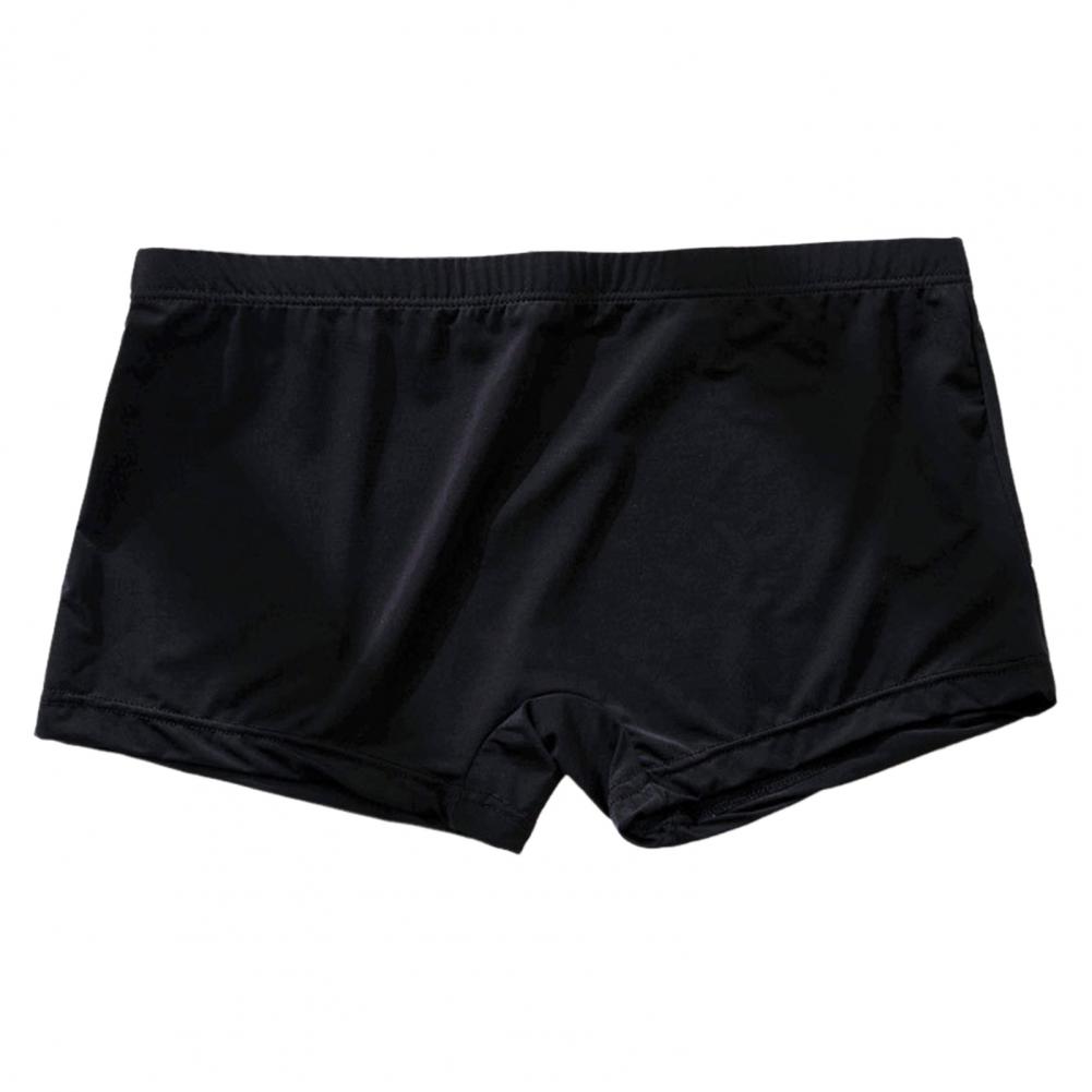 Herren-Boxershorts aus Eisseide, niedriger Bund, elastischer Bund, glatte Führung, Shorts, Unterwäsche, einfarbig, U-konvex, ultradünn, Höschen XL schwarz von Joom DACH