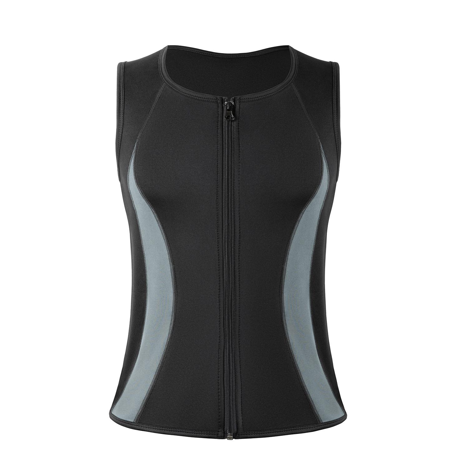 Herren Brust-Kompressionsshirt, Fitnessstudio, Fitness, Schlankheitsweste, Body Shaper, Muskeltraining, Unterhemd, Schweiß-Shapewear XXXL schwarz von Joom DACH