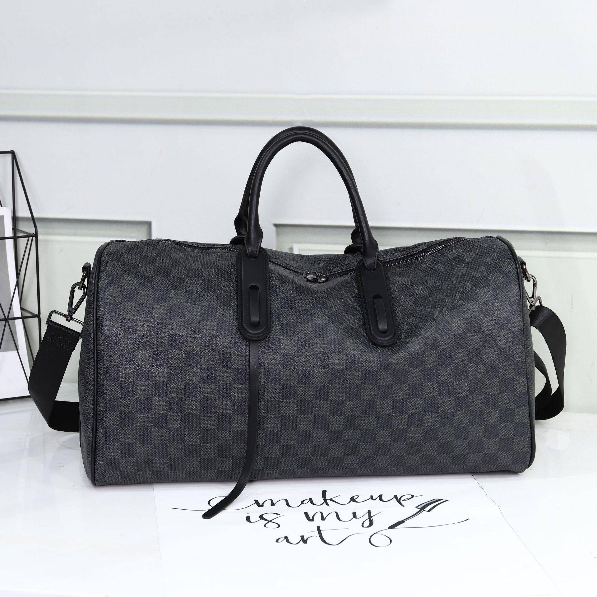 Herren Business Boarding Bag Reisetasche Tragbarer Seesack für Kurztrips Damen Seesack Sport Fitness Tasche schwarz von Joom DACH