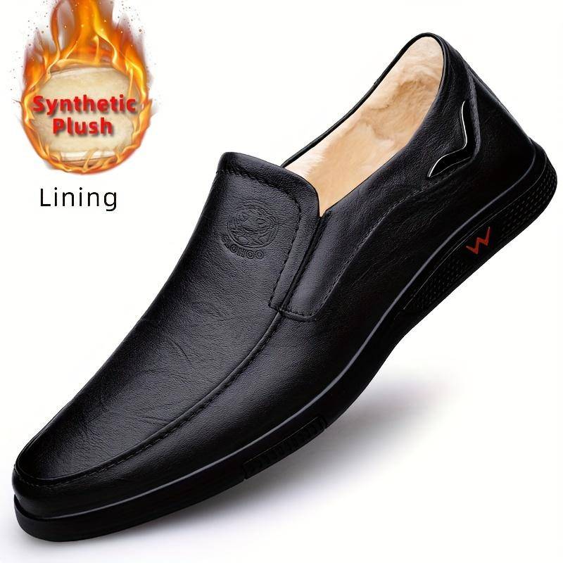 Herren Business Casual Lederschuhe sind atmungsaktiv und bequem, beliebte klassische Freizeitschuhe in Übergröße für Männer 43 coole schwarze von Joom DACH