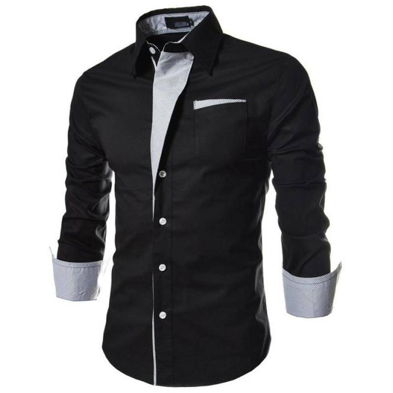 Herren Business Langarmhemd Atmungsaktiv Freizeithemd Große Größe Hemd 2XL schwarz Herren Business Langarmhemd Atmungsaktiv Freizeithemd Große Größe Hemd 2XL schwarz von Joom DACH