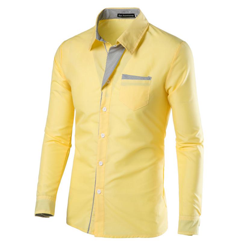 Herren Business Langarmhemd Atmungsaktiv Freizeithemd Große Größe Hemd XL gelb Herren Business Langarmhemd Atmungsaktiv Freizeithemd Große Größe Hemd XL gelb von Joom DACH