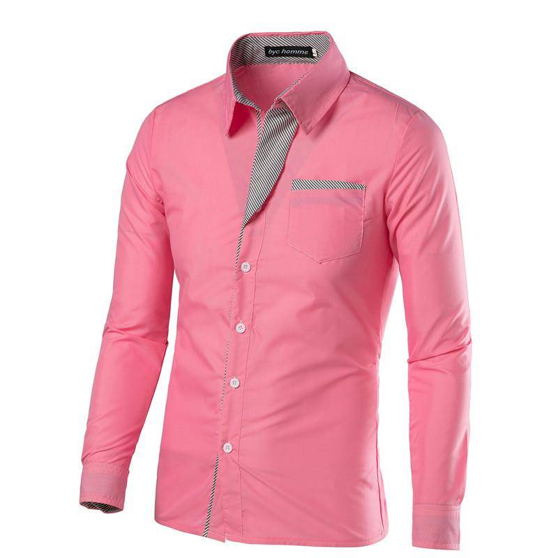 Herren Business Langarmhemd Atmungsaktiv Freizeithemd Große Größe Hemd XS rosa Herren Business Langarmhemd Atmungsaktiv Freizeithemd Große Größe Hemd XS rosa von Joom DACH