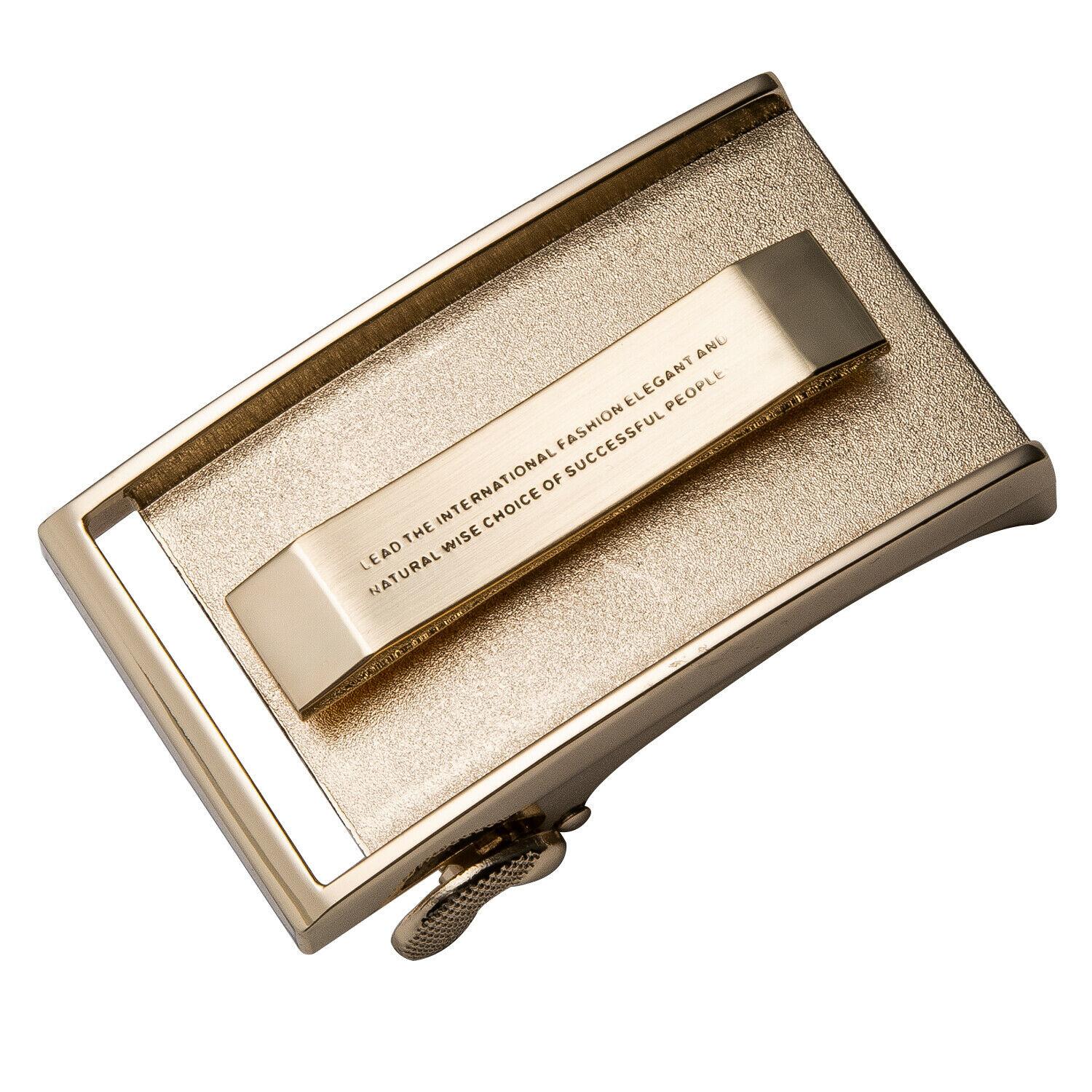 Herren-Business-Mode-Designer-Gürtelschnallen, neuartige automatische Schnallen, passend für 3,5 cm Ratschengurte 2036 von Joom DACH