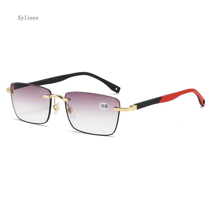 Herren Business Square Alterssichtigkeit Brille Modisch Elastisch Rutschfest Sportlicher Stil Ultraleicht Hochauflösende Brille óculos 4 von Joom DACH