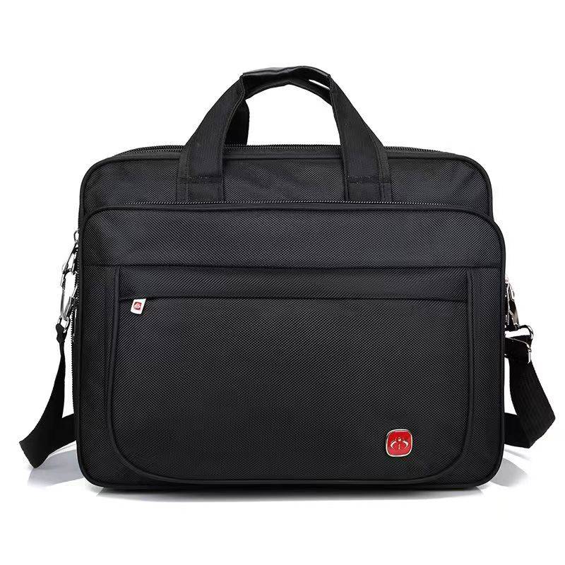 Herren Business Taschen Handtaschen Aktentaschen Schulter Messenger Bags Große Kapazität Oxford Stofftaschen Reise Canvas Taschen schwarz von Joom DACH