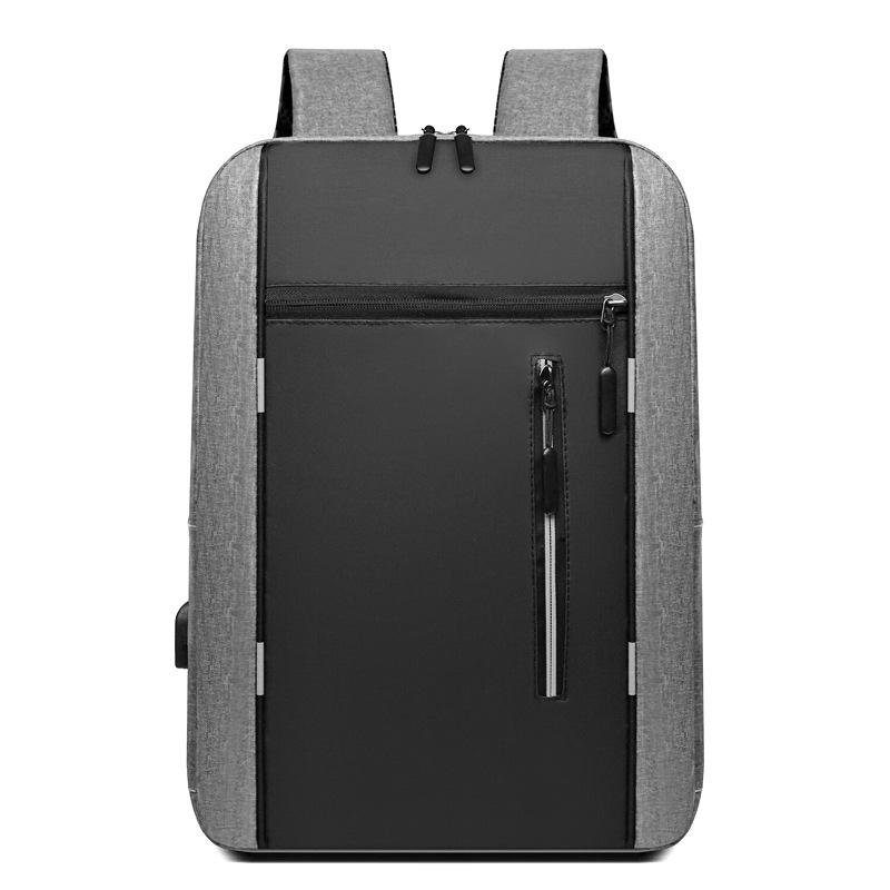 Herren-Businesstasche, Laptoptasche, multifunktionaler USB-Rucksack, Rucksack mit großer Kapazität graue von Joom DACH