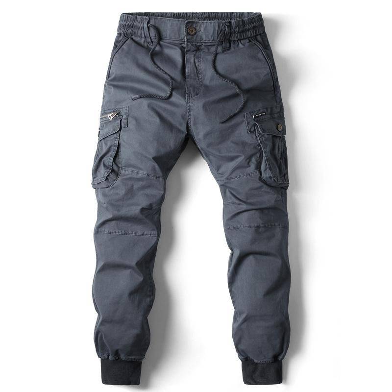 Herren Cargohose mit elastischem Bund und mehreren Taschen, verschiedene Farben 36 von Joom DACH