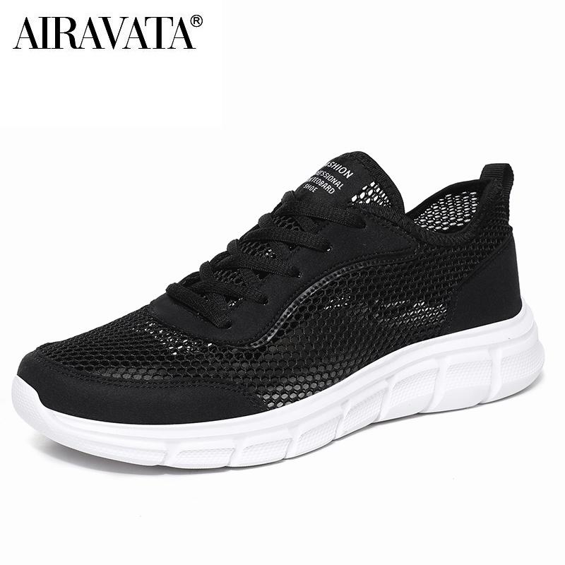 Herren Casual Sportschuhe Mesh Tuch Atmungsaktive Sneakers Outdoor Laufschuhe Trainer Plus Größe 39-48 45 weiß/schwarz von Joom DACH