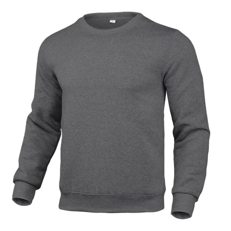 Herren Casual Sweatshirts Einfarbig Basic Hoody Herbst Pullover Männliche Streetwear Bottoming Shirts Baggy Sweatshirt XL dunkelgrau von Joom DACH