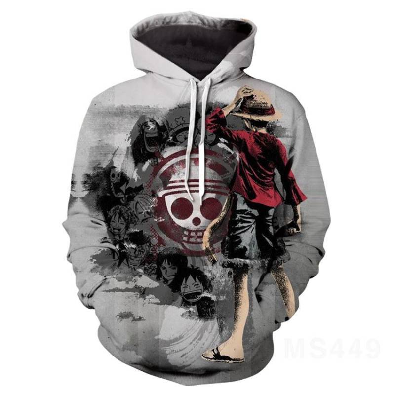 Herren Damen Anime Hoodies Neu Streetwear Harajuku Lässig ONE PIECE Cartoon Bedruckt Kapuzenpullover Sweatshirts L grau Herren Damen Anime Hoodies Neu Streetwear Harajuku Lässig ONE PIECE Cartoon Bedruckt Kapuzenpullover Sweatshirts L grau von Joom DACH