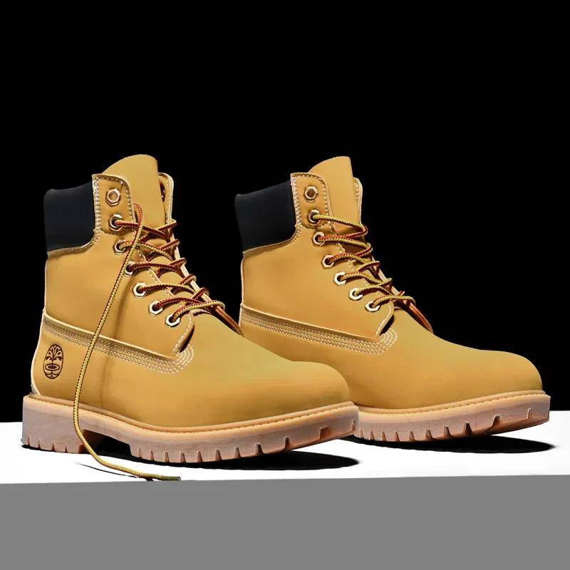 Herren Damen Kurze Stiefel Hohe Qualität Herbst Winter 2025 Paar Plüsch Dicke Sohle High Top Schneestiefel Outdoor-Sport Freizeitschuhe 41 braun von Joom DACH