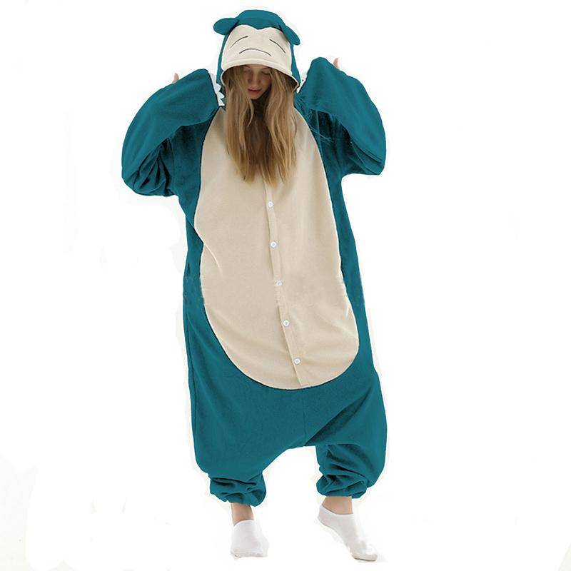 Herren Einteiler Pyjama Anime Kigurumi Übergröße Onesie für Erwachsene Halloween Ganzkörper Pyjama Cartoon Cosplay Kostüm L von Joom DACH