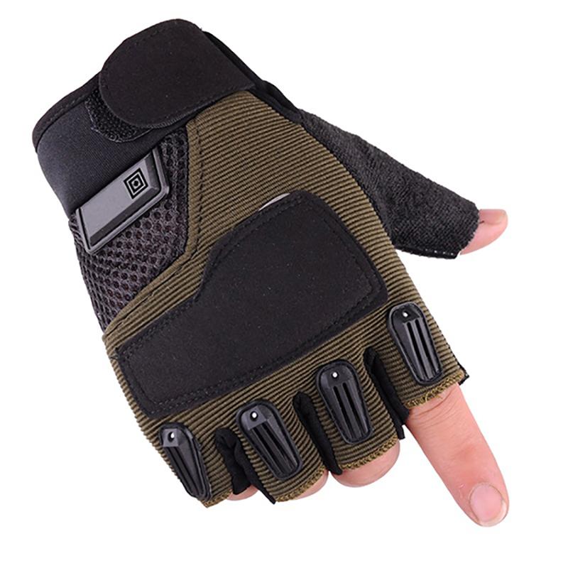 Herren-Fahrradhandschuhe, fingerlose taktische Handschuhe, MTB-Fahrrad-Reithandschuh für Fahrradzubehör, rutschfeste Motorrad-Fahrhandschuhe von Joom DACH