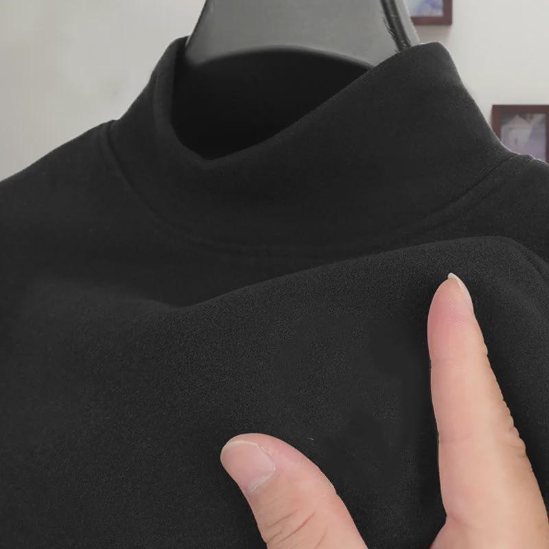 Herren Fleece-Langarmshirt mit halbem Rollkragen – warmes, vielseitiges Wintershirt für Teenager 2XL von Joom DACH