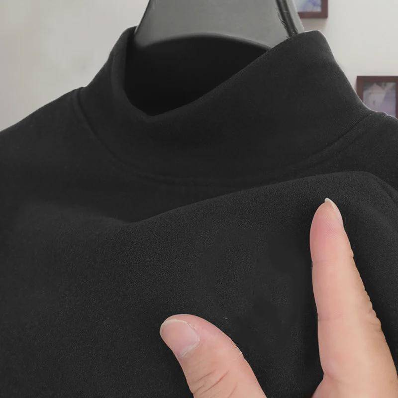 Herren Fleece-Langarmshirt mit halbem Rollkragen – warmes, vielseitiges Wintershirt für Teenager 2XL von Joom DACH