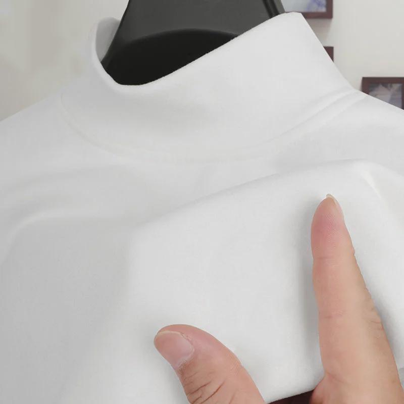 Herren Fleece-Langarmshirt mit halbem Rollkragen – warmes, vielseitiges Wintershirt für Teenager 5XL von Joom DACH