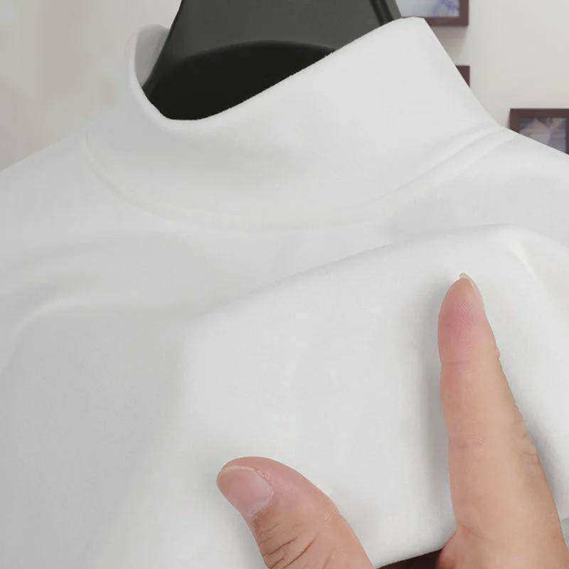 Herren Fleece-Langarmshirt mit halbem Rollkragen – warmes, vielseitiges Wintershirt für Teenager 5XL von Joom DACH