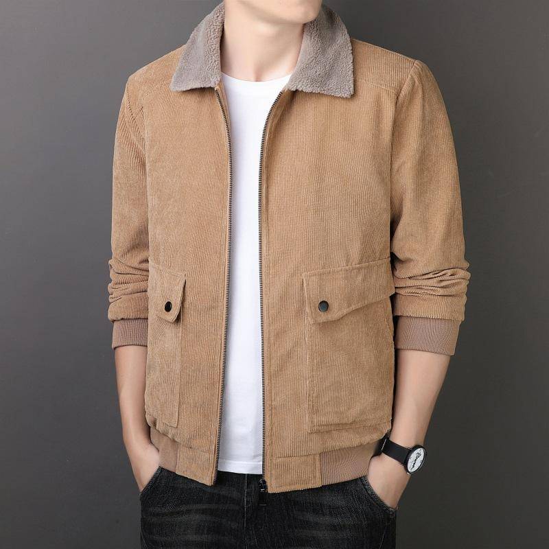 Herren Fleece Verdickter Wintermantel Neu Baumwollgepolstert Winddicht Warm Baumwolljacke 5XL von Joom DACH