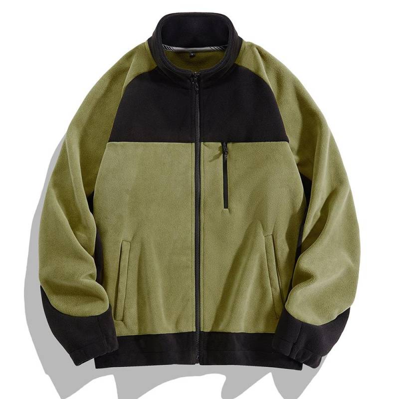 Herren Fleecejacke Übergröße Winter Neu Outdoor Sport Strickjacke Sweatshirt Polar Fleece Warme Jacke für Herren XL von Joom DACH