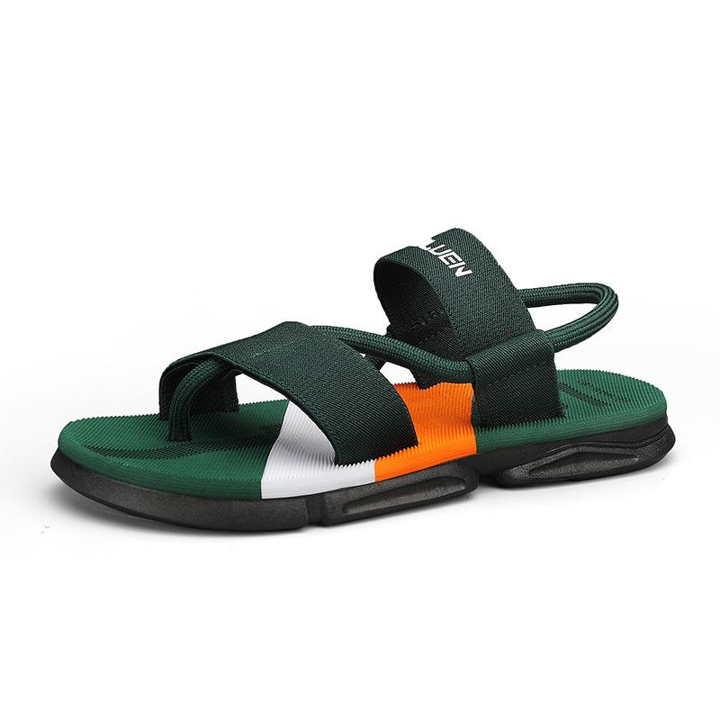 Herren-Flip-Flops, Sandale, bequeme Sport-Sandalen, Fußgewölbeunterstützung, lässige T-Riemen-Sandalen, offene Zehen, Strand-Slides, Schuhe zum Reinschlüpfen, Sommer-Hausschuhe für Herren 40 von Joom DACH