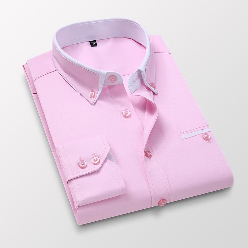 Herren-Freizeithemd für Frühling und Herbst, Business-Männer-Bürohemd XL Herren-Freizeithemd für Frühling und Herbst, Business-Männer-Bürohemd XL von Joom DACH