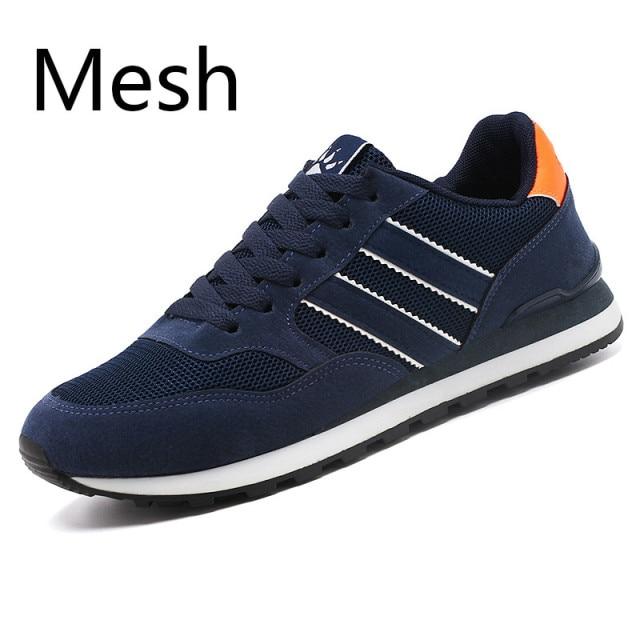 Herren Freizeitschuhe Leichte Wildleder Sneakers Klassische Laufschuhe Herren Komfort Outdoor Atmungsaktive Flats Jogging Sportschuhe 43 von Joom DACH