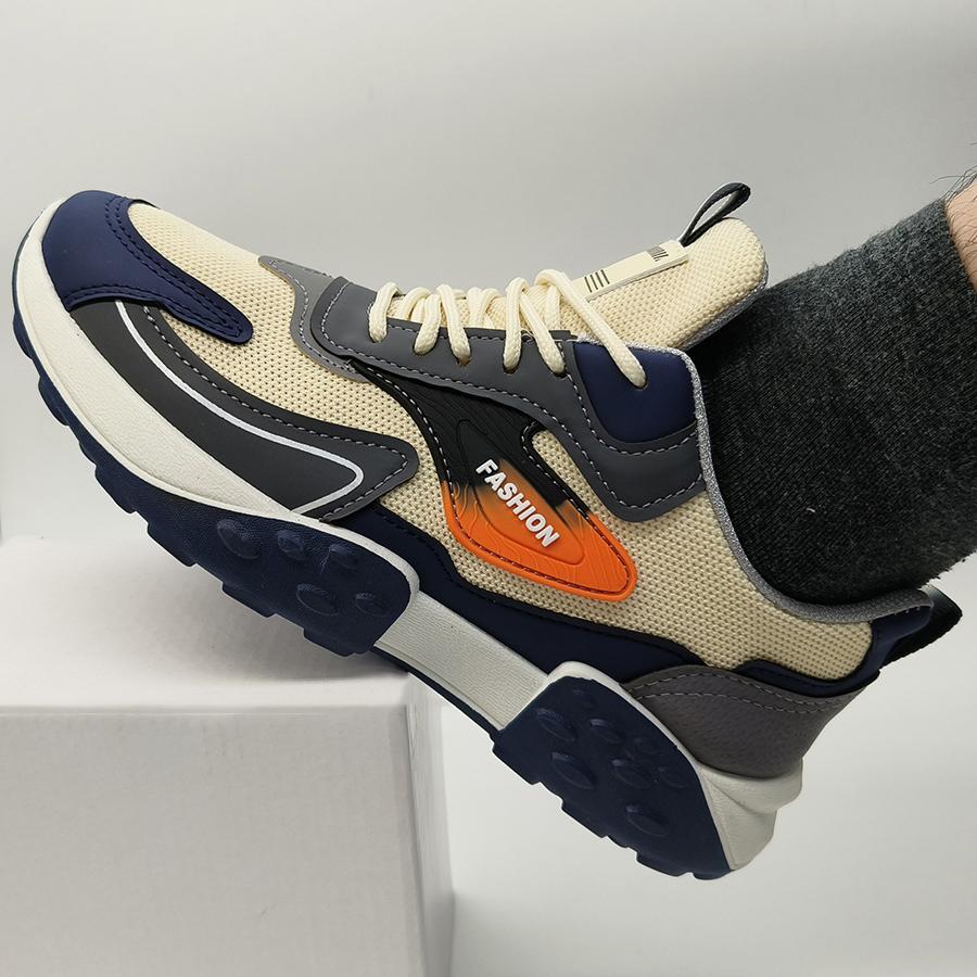 Herren Freizeitsneaker Sport Laufschuhe Atmungsaktives Mesh Schnürschuhe Outdoor Siebe Herren Modetrend 41 von Joom DACH