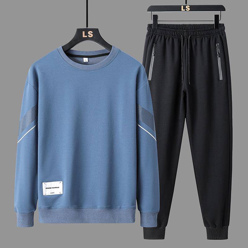 Herren Frühling/Herbst Casual Sports Set: Jacke, kurze Hose, Rundhalsausschnitt, Langarm-Sweatshirt. M Herren Frühling/Herbst Casual Sports Set: Jacke, kurze Hose, Rundhalsausschnitt, Langarm-Sweatshirt. M von Joom DACH