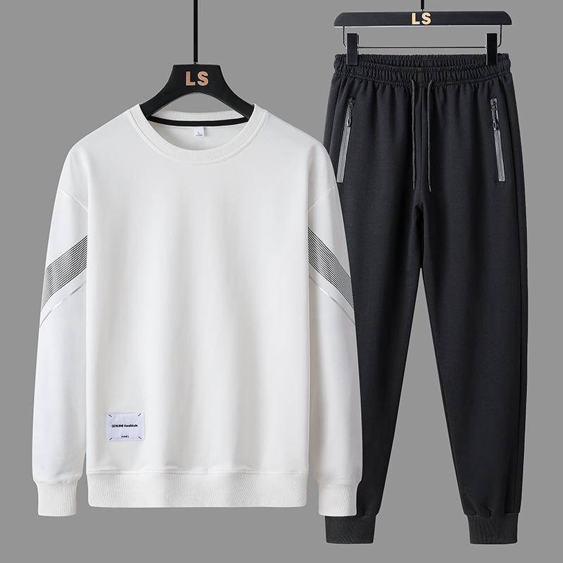 Herren Frühling/Herbst Casual Sports Set: Jacke, kurze Hose, Rundhalsausschnitt, Langarm-Sweatshirt. M Herren Frühling/Herbst Casual Sports Set: Jacke, kurze Hose, Rundhalsausschnitt, Langarm-Sweatshirt. M von Joom DACH