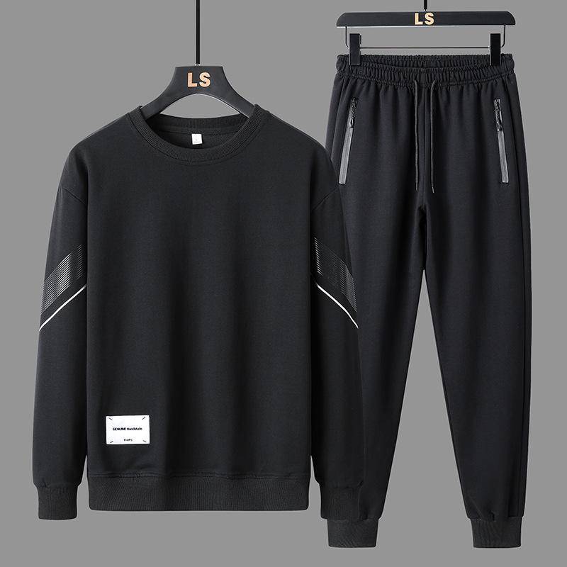 Herren Frühling/Herbst Casual Sports Set: Jacke, kurze Hose, Rundhalsausschnitt, Langarm-Sweatshirt. M Herren Frühling/Herbst Casual Sports Set: Jacke, kurze Hose, Rundhalsausschnitt, Langarm-Sweatshirt. M von Joom DACH