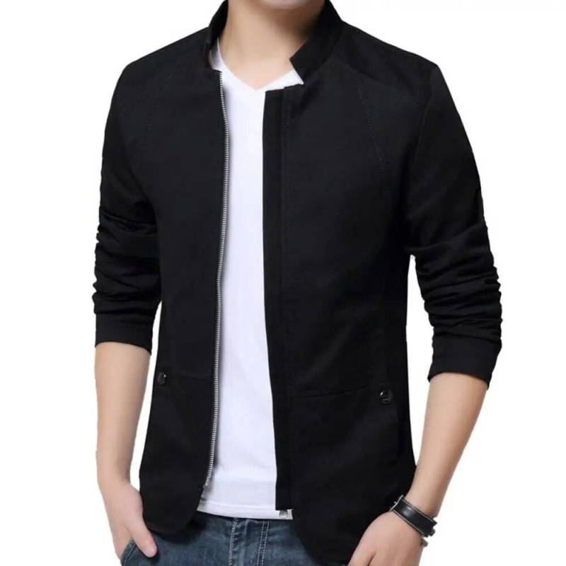 Herren Frühling und Herbst Casual Herren Anzugjacke Business Casual Jacke S schwarz Herren Frühling und Herbst Casual Herren Anzugjacke Business Casual Jacke S schwarz von Joom DACH