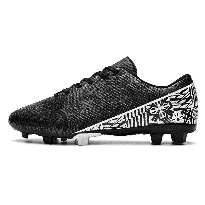 Herren-Fußballschuhe mit niedrigen Spitzen und langen Spikes in großer Größe, rutschfest, verschleißfest, TPR-Kunstrasen, Kinder-Fußballschuhe mit langen Spikes 43 von Joom DACH
