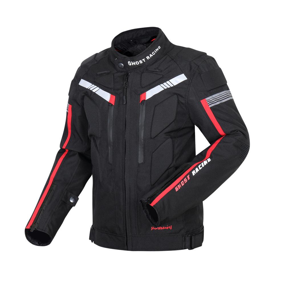 Herren Ganzjahres Motorradjacke - Offroad-Rennen & Sturzschutzanzug XL schwarz von Joom DACH