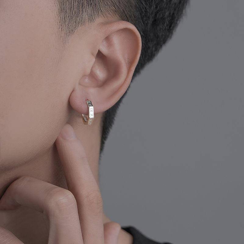 Herren Geometrische Ohrringe Für Herren Ohrring Hip-Hop Punk Schmuck Geschenk von Joom DACH