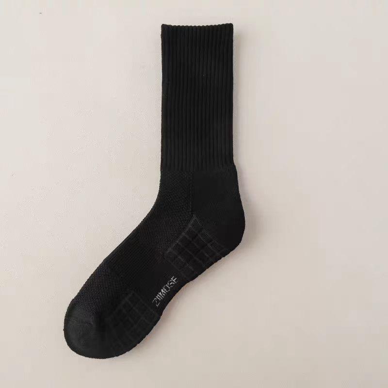 Herren Geruchsresistente Fleecegefütterte Wintersportsocken – Lange, Dicke, Wadenlange Weiße Socken für Basketball One Size von Joom DACH