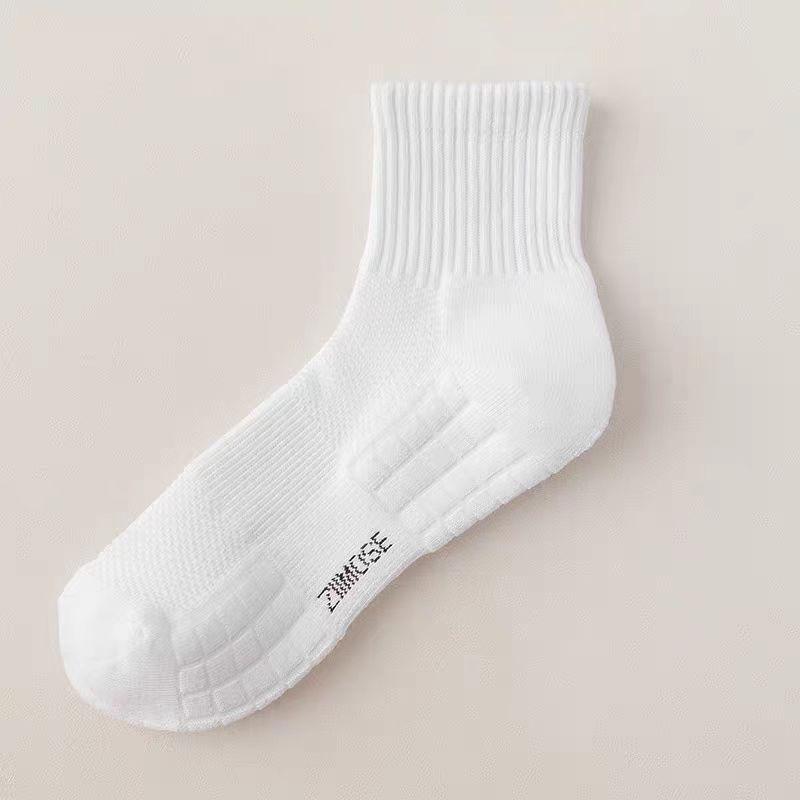Herren Geruchsresistente Fleecegefütterte Wintersportsocken – Lange, Dicke, Wadenlange Weiße Socken für Basketball One Size von Joom DACH