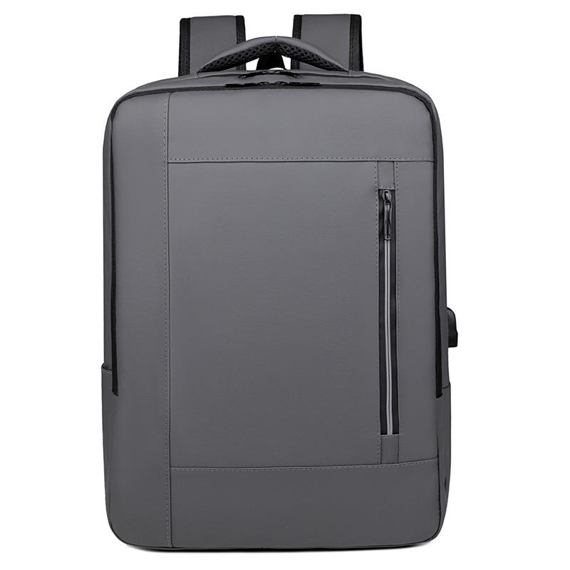 Herren Geschäftsreise Pendeln Computertasche mit USB-Anschluss und großem Fassungsvermögen Lässiger Rucksack 32cm *45cm *15cm graue von Joom DACH