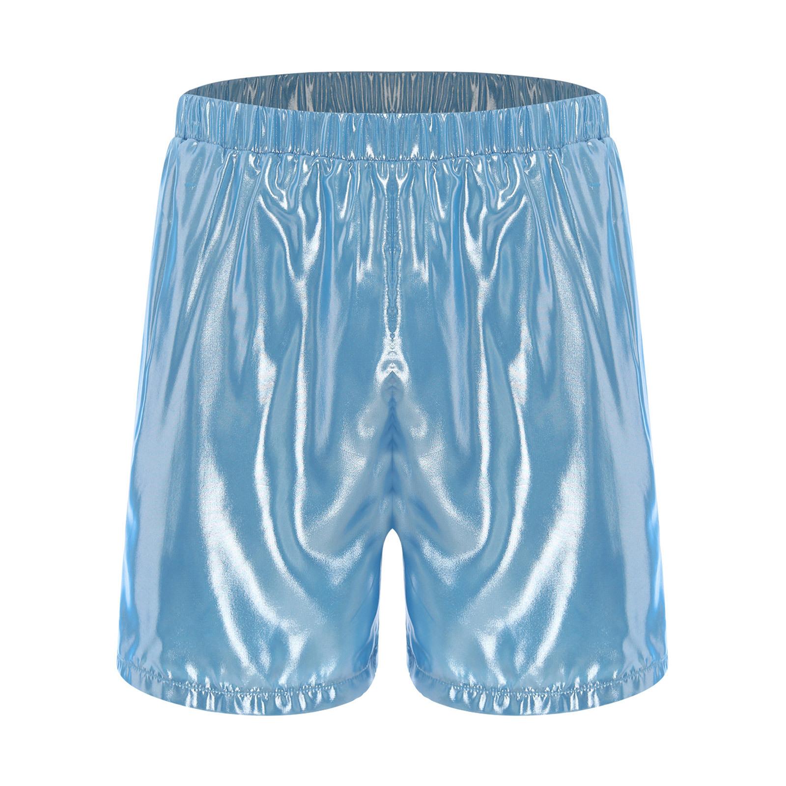Herren Glänzende Boxershorts Elastischer Bund Seitentaschendesign Locker Geschnitten Glänzende Badeshorts Loungewear 3XL hellblaue Herren Glänzende Boxershorts Elastischer Bund Seitentaschendesign Locker Geschnitten Glänzende Badeshorts Loungewear 3XL hellblaue von Joom DACH