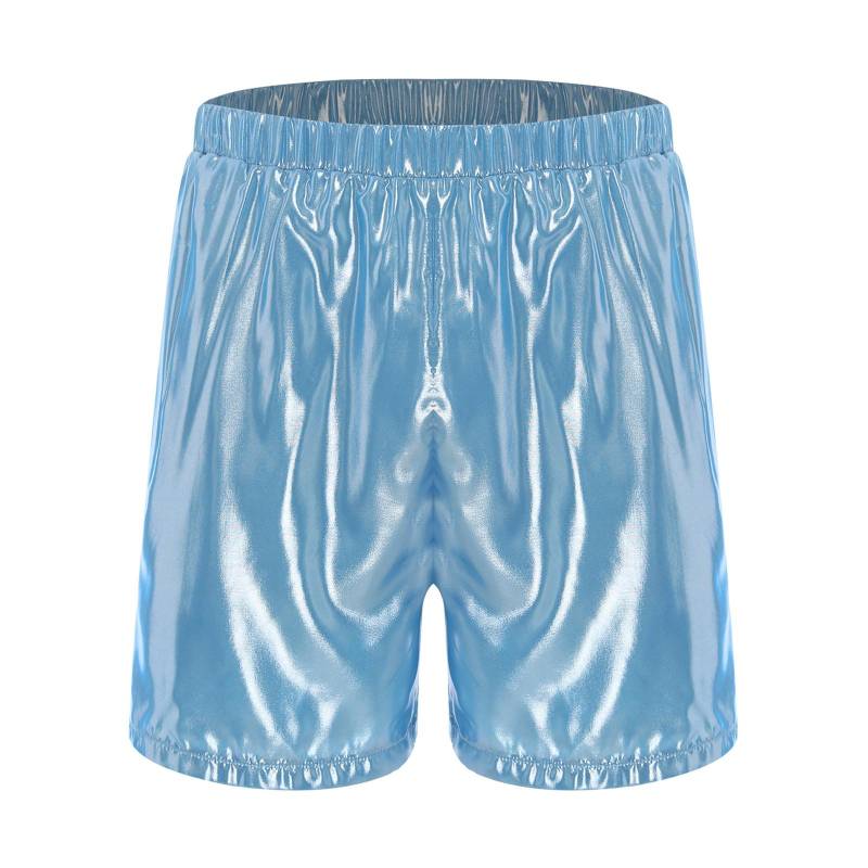 Herren Glänzende Boxershorts Elastischer Bund Seitentaschendesign Locker Geschnitten Glänzende Badeshorts Loungewear 3XL hellblaue Herren Glänzende Boxershorts Elastischer Bund Seitentaschendesign Locker Geschnitten Glänzende Badeshorts Loungewear 3XL hellblaue von Joom DACH