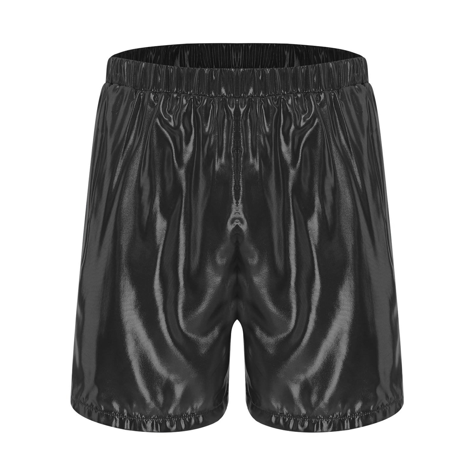 Herren Glänzende Boxershorts Elastischer Bund Seitentaschendesign Locker Geschnitten Glänzende Badeshorts Loungewear M schwarz Herren Glänzende Boxershorts Elastischer Bund Seitentaschendesign Locker Geschnitten Glänzende Badeshorts Loungewear M schwarz von Joom DACH