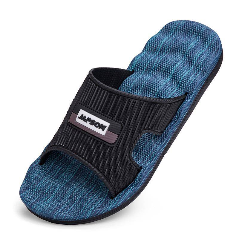 Herren Hausschuhe EVA Herrenschuhe Damen Paar Flip Flops Weich Lässig Sommer Männlich Chaussures Femme Zapatos Indoor Badezimmer Pantoletten 39 blau von Joom DACH