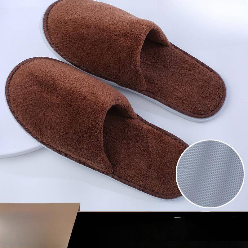 Herren Hausschuhe Winter Plüsch Warme Hausschuhe Damen Hausschuhe Leise und Bequeme Hausschuhe für den Innenbereich one size braun von Joom DACH