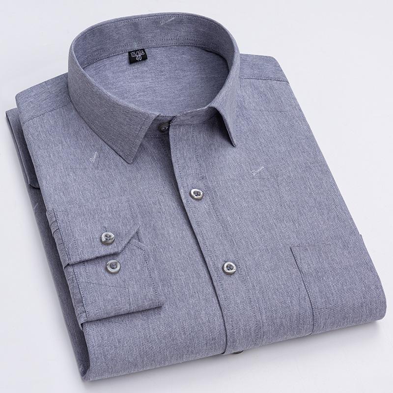 Herren-Hemden mit hohem Baumwollanteil, bedruckt, lässig, langärmelig, weiche Herrenkleidung, Freizeit L von Joom DACH